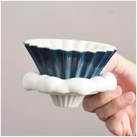 Coffee Filter Cloud Conical Ceramic Small Origami Hand Made Funnel Cup Accessories(Color 13) - Image 3
