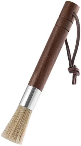 Coffee Grinder Cleaning Brush, Wooden Handle, Natural Bristle by Unknown