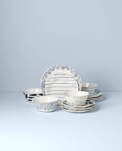 Lenox Blue Bay 12-Piece Dinnerware Set - Image 3