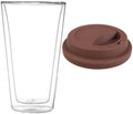 350ml Double Wall Coffee Mug, High Borosilicate Glass, Coffee by NAMOARLY