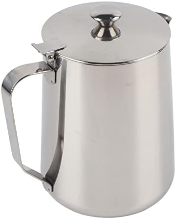 1500ml Milk Frothing Pitcher, Stainless Steel Steaming Cup with Lid - Image 6
