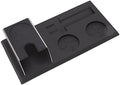 Coffee Tamper Mat Holder Set Non Slip Stable Decorative Modern Tamper Storage Base Pad for Coffee Shop and Home Use Silicone and Stainless Steel Material by DIRBAK