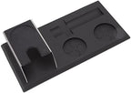 Coffee Tamper Mat and Holder Set, Non Slip Silicone and Stainless Steel, Stable Espresso Tamper Station, Compact Storage Base for Home and Coffee Shop by Unknown