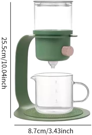 Semi Automatic Glass Teapot Tea Infuser Pot Water Tea Cup Easy to Clean Large - Image 3