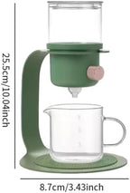Semi Automatic Glass Teapot Tea Infuser Pot Water Tea Cup Easy to Clean Large - Image 3