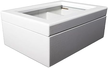Break Tradition Wooden Tea Organizer For Tea Bags, White - Image 3