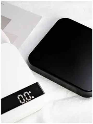 Compatible With MISchief Prank Lunar Hand Brewing Coffee Scale,Smart Automatic Timing, Precise Weight Measurement, Fit for Home/Café Hand Coffee Brewing(Silver) - Image 4