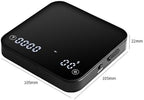 Generic Precision Coffee Scale with Built-in Timer, Sleek Design for Home Baristas, Black - Image 2