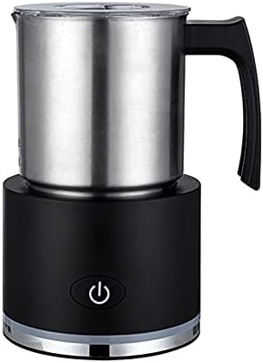 AIZYR Electric Milk Frother - Automatic Milk Foam Maker Hot or Cold Milk Steamer with One-Button Operation for Coffee, Hot Cocoa, Latte,Black,110V by AIZYR