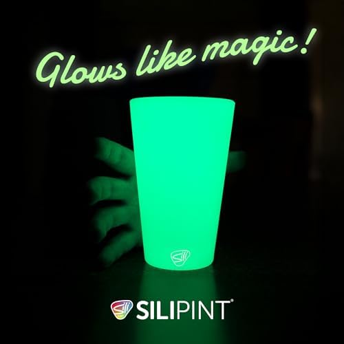 Silipint 8oz Silicone Tumbler with Straw and Lid – Unbreakable, BPA Free, Non-Toxic, Dishwasher, Microwave, Freezer Safe Tumbler Cup – Reusable Drinkware for Juice (Glow Green, 8oz - Pack of 4) - Image 6