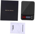 5kg Electronic Coffee Scale with Timer Digital Kitchen Scale for Cooking Baking Weighing Precision Sensors Easy to Use Lightweight Design Black USB Powered No Batteries Included by Hoement