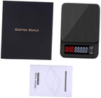 5kg Electronic Coffee Scale with Timer Digital Kitchen Scale for Cooking Baking Weighing Precision Sensors Easy to Use Lightweight Design Black USB Powered No Batteries Included by Hoement