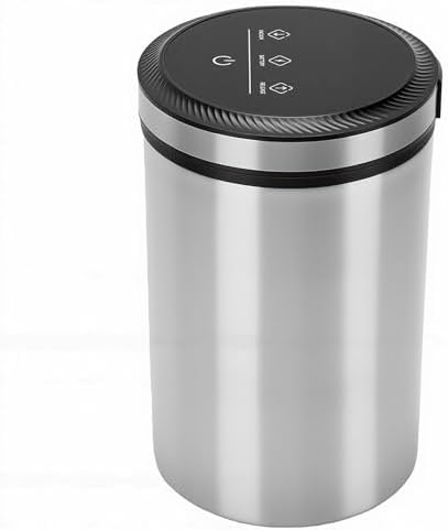 Vacuum Coffee Canister, Airtight Stainless Steel Food Storage Container with Digital Display, Automatic Vacuum Sealer for Coffee Beans, Grains, Nuts - Image 2