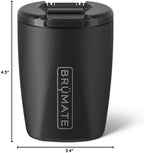 BrüMate Rocks 12oz Insulated Lowball Whiskey Tumbler, Matte Black - Image 5