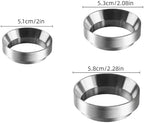 Stainless Steel Dosing Funnel Compatible Coffee Grinder Powder Dispenser Ring For Home Office Restaurant Use(Silver-M) - Image 3