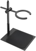 Adjustable Pour Over Coffee Stand with 3 in Circular Ring, Alloy Home Coffee Dripper Holder, Height Adjustable for Conical Glass Filter Cup, Solid Base, Non Slip Mat, 9.6 x 7.1 x 5.9 in by Unknown