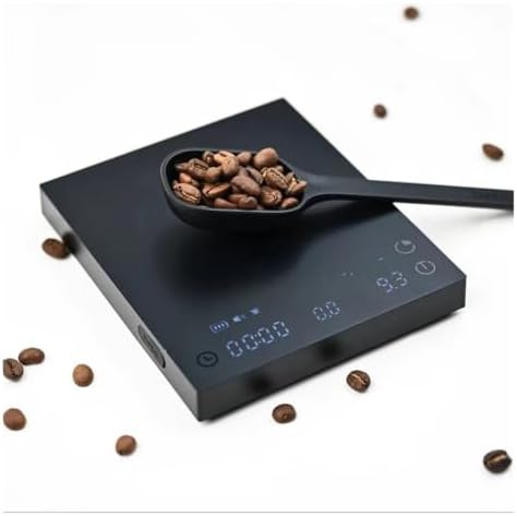 3 Black Mirror Pour Over Coffee Scale Espresso Scale,Flow Rate, Auto Timer,Ratio, 3 Brewing Modes, 2kg Capacity(Basic3 Scale Black) - Image 6