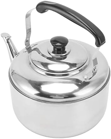 5.5L Large Capacity Tea Pots Anti Rust Stainless Steel, Tea Kettle for Stovetop Gas Cooker Induction Cooker Stainless Steel Kettle Stovetop Whistling Tea Kettle - Image 7