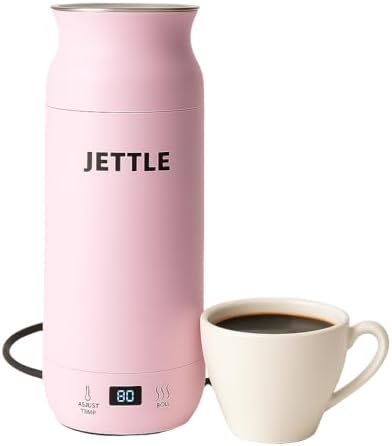 Jettle Portable Electric Kettle, Pink by Jettle