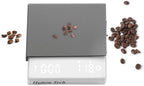 Mini Pour Over Coffee Scale with Timer, 0.1g High Precision USB-C Digital Scale 2kg, Built-in Mat & Storage Bag for Home Drip Coffee Brewing - Image 2