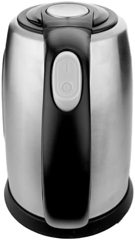 1 Liter Stainless Steel Cordless Electric Kettle – Fast Boil Hot Water Heater with Auto Shut-Off, BPA-Free, 360° Swivel Base, for Tea, Coffee & Instant Meals (Silver) - Image 7