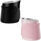 Handleless Frothing Jar Stainless Steel Construction Milk Frother Steamer Cup Portable Coffee Art Accessory Professional Baristas Pouring Jar - Image 5