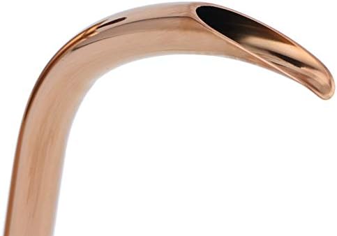 304 Stainless Steel Gooseneck Coffee Kettle,Drip Resistant Spout,Coffee Kettle,700ml Gooseneck Drip Kettle with Wooden Handle (Long Mouth-Rose Gold) - Image 7