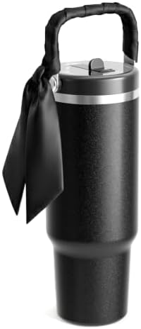 Fjbottle WrapSip 40 oz Insulated Tumbler with Flip Straw and Handle by FJbottle