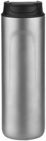 Portable Insulated French Press Coffee Maker, Double Wall Vacuum Sealed Camping Coffee and Tea Maker, Ice Flower Pattern Drink, Ideal for Outdoor Enthusiasts, 480ml (Sandblast) - Image 2