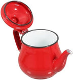 KYUSAR Japanese Cast Iron Teapot Chinese Teapot Enamel Kettle Hot Water Kettle Enameled Teakettle Chinese Teapot Turkish Coffee Pot Enamel Tea Kettle Teapot Tetsubin Tea Pot by Unknown