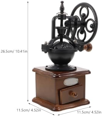 ABOOFAN Manual Coffee Whole Bean Grinder Hand Crank Burr Mill Vintage Style Bean Hand Grinder for Kitchen - Image 2