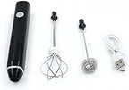 Stainless Steel Motor Milk Frother - Handheld Frother Whisk, Milk Foamer Frother, Mini Blender and Electric Mixer for Coffee, Frappe, Latte, Matcha (Color : Black) - Image 4