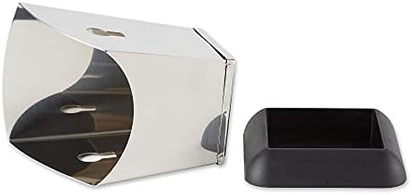RSVP International Espresso Coffee Kitchen Tool Home and Commercial Use, Knock Box, Stainless Steel - Image 2