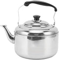 5.5L Large Capacity Tea Pots Anti Rust Stainless Steel, Tea Kettle for Stovetop Gas Cooker Induction Cooker Stainless Steel Kettle Stovetop Whistling Tea Kettle by Yosoo