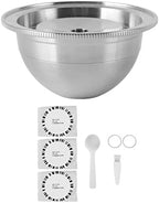Stainless Steel Refillable, Suitable for Vertuoplus Plus Coffee Machine Coffee Capsules Set Reusable Filters Capsules Reusable Stainless Steel Pods Compatible with GCA1 ENV - Image 6