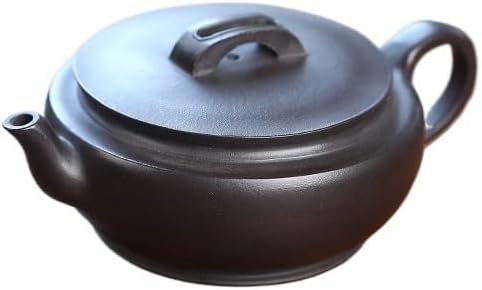 Tea Pots For Loose Tea Purple Clay Pot Exquisite Retro Handmade Square Pot Teapot Purple Clay Pot Home Tea Room Teapot Tea Infuser Pot by Unknown