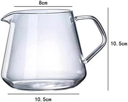 Coffee Maker Coffee Pot Kettle Manual Dripper Brewer Borosilicate Glass Pour Over Carafe Heat and Cold Resistant Transparent and Suitable for - Image 3