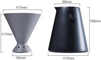 Coffee Dripper Set, Permanent Pour Over Coffee Maker with Ceramic Filter Cup and Separate Stand, Ideal for Home Brewing Fresh Coffee - Image 2