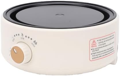 Haofy Electric Hot Plate 500W Portable Tea Stove Small Countertop Burner with Auto Shut Off for Brewing Water, Mini Electric Stove White (US Plug 110V) - Image 3