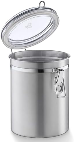 Tchibo Aroma can, coffee tin, 500 g capacity, aroma-tight, stainless steel - Image 3
