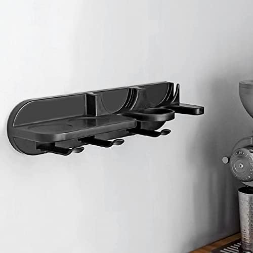 Coffee Station Organizer, Floating Wall Shelves Space Saving Coffee Tamper Holder Coffee Portafilter Wall Mount Rack Multipurpose Coffee Portafilter Holder for Bar Home - Image 6