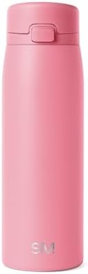 Simple Modern Ceramic Lined Insulated Coffee Tumbler | 16oz, Pink by Unknown