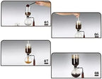 Japanese Style Siphon Coffee Maker Tea Siphon Pot Vacuum Coffeemaker Glass Type Coffee Machine Filter - Image 6