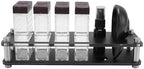 Coffee Bean Storage Organizer Efficient Coffee Dosing Cup and Spray Bottle Set for Home Office Bar, Plastic Material by BSTiltion