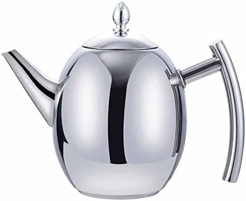 2L Stainless Steel Teapot with Tea Strainer Teapot with Tea Infuser Teaware Sets Tea Kettle Teapot by Unknown