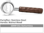 Compatible With E61, Compatible With Gaggia, 58MM Coffee Bottomless Portafilter Naked Double Spout, Espresso Machine Accessories Barista Tool(58mm For E61 SS) - Image 2
