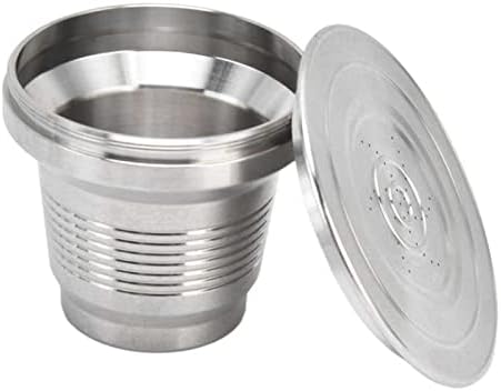 LANGshaw Reusable Coffee Capsule Cup Stainless Steel Capsule Filter Compatible For LORLM8012/60/A Refillable Caps Coffee Machine Accessories leisurely by Unknown