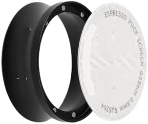 Magnetic Dosing Funnel With Puck Screen 51/53/58mm Universal Dosing Ring Espresso Machine Portafilter Accessories(53mm set) by Unknown