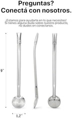 Bombilla de Acero Inoxidable Pico Platado para Mate – Durable, Perfecta para Mate Argentino y Brasileño - Image 4
