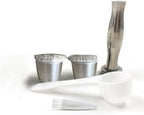 Refillable 304 Stainless Steel Reusable Coffee Capsule Set – Food Grade Environmentally Friendly Material · With Measuring Spoon and Brush · Must-have for Home/Office/Cafe (Set5) by BuiltforPracticalLiving